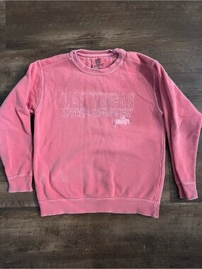 Comfort Colors Pink Las Vegas Crewneck Sweatshirt